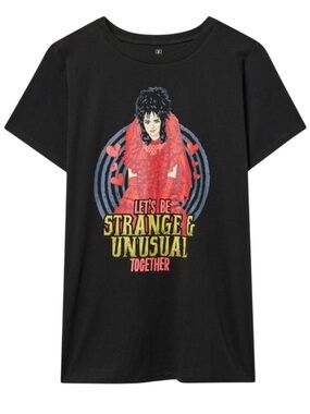 torrid Black Graphic Tee with Red and Yellow Artwork